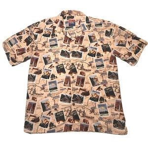 Yosemite Themed Cream Shirt